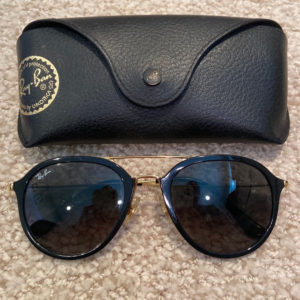 Ray Ban Aviator - Gold/Black Classic